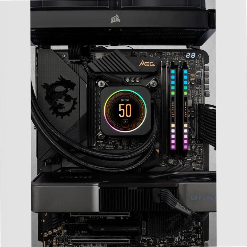 DOMINATOR® PLATINUM RGB 64GB (2x32GB) DDR5 DRAM Up To 6000MT/s CL30 AMD EXPO & Intel XMP