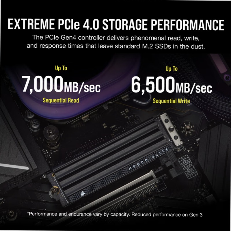 SSD M.2 NVMe 1.4 PCIe Gen4 x4 MP600 ELITE da 1 TB
