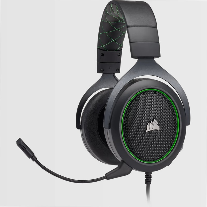 Cuffia con microfono gaming HS50 - Verde
