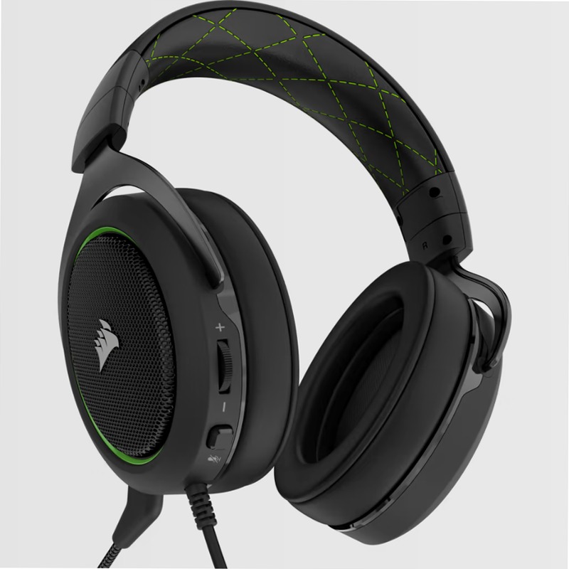 Cuffia con microfono gaming HS50 - Verde