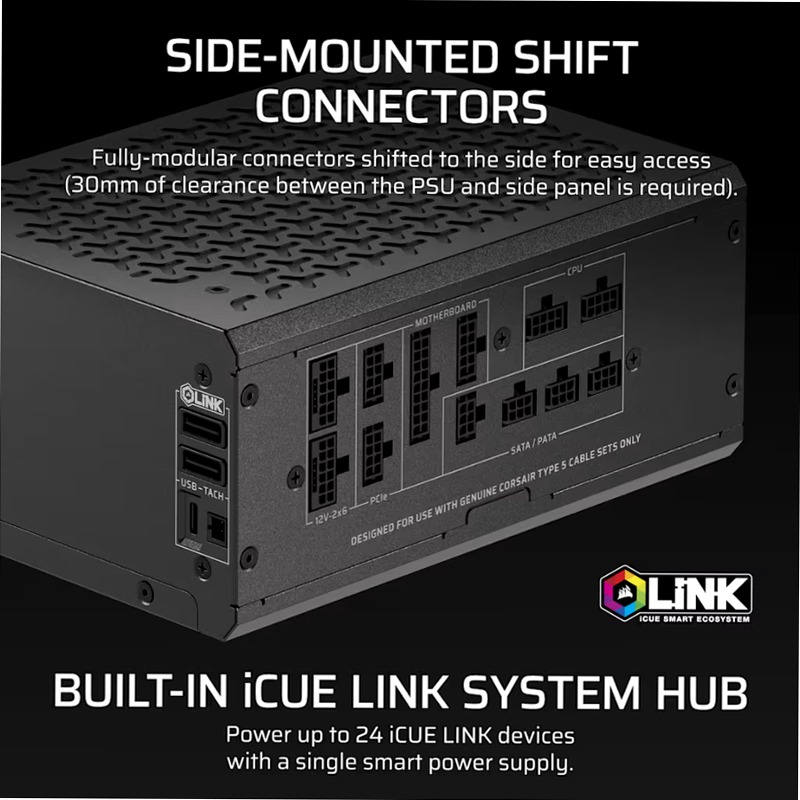 Alimentatore ATX Platinum completamente modulare HX1500i SHIFT (EU)