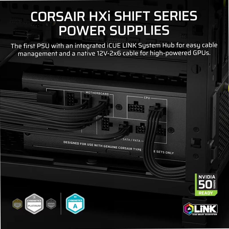 Alimentatore ATX Platinum completamente modulare HX1500i SHIFT (EU)
