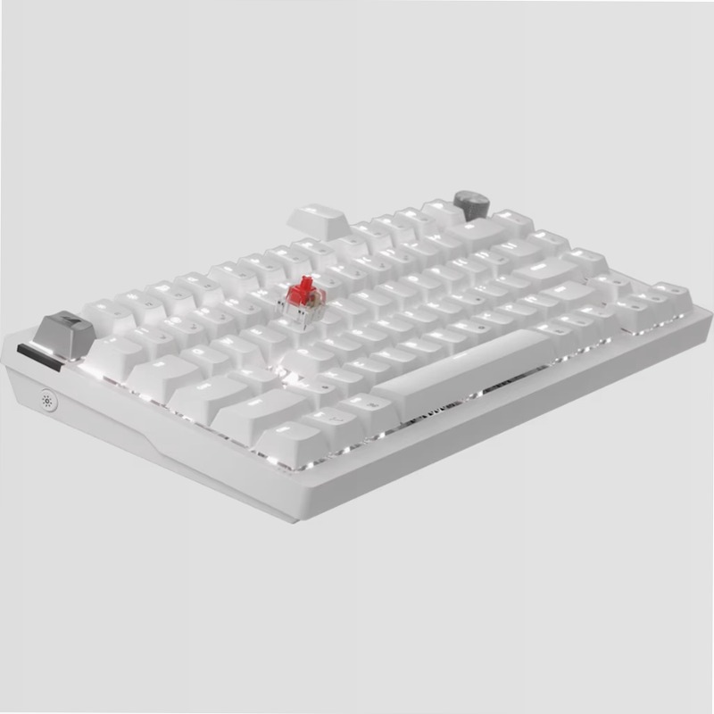 Tastiera Gaming K65 PLUS 75% RGB - Bianco Brina Plastica Wireless 2.4 GHz