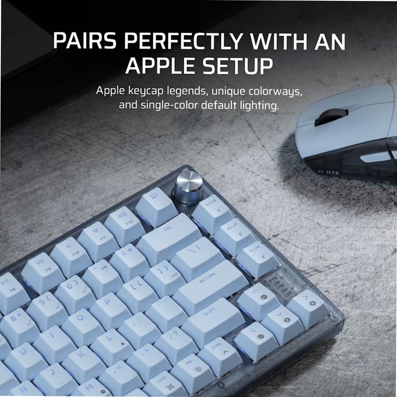 Tastiera Gaming K65 PLUS 75% RGB - Bianco Brina Plastica Wireless 2.4 GHz