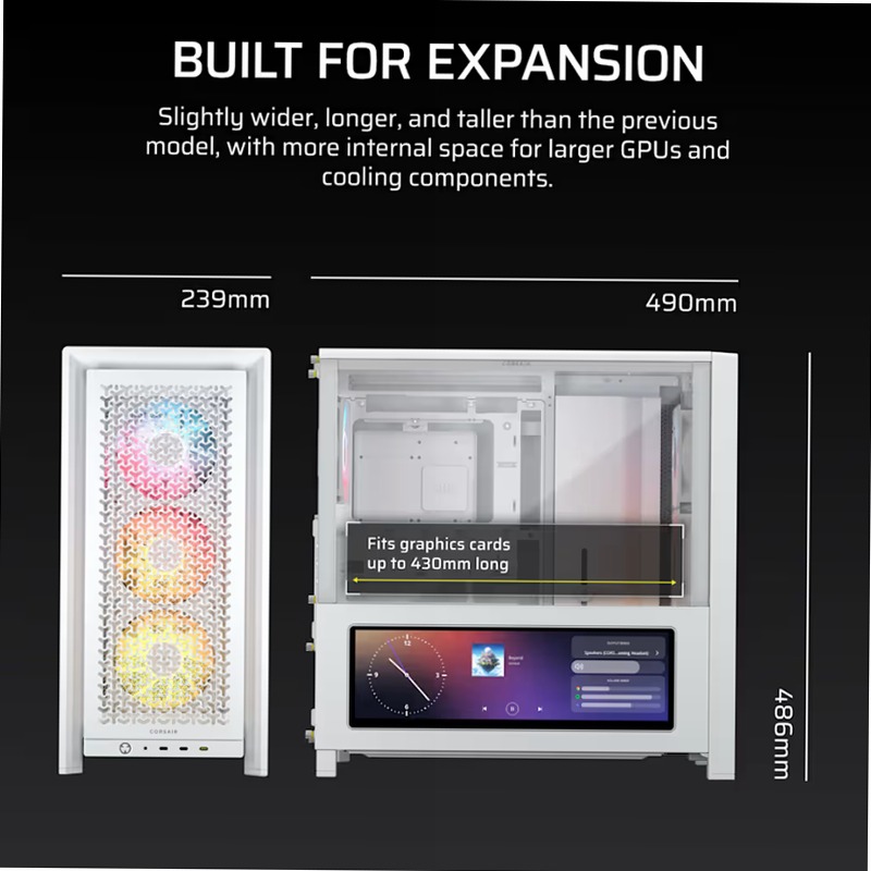 Case PC Mid-Tower Premium 4000D 4