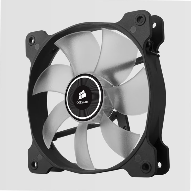 Air Series™ SP120 LED White High Static Pressure 120mm Fan Twin Pack