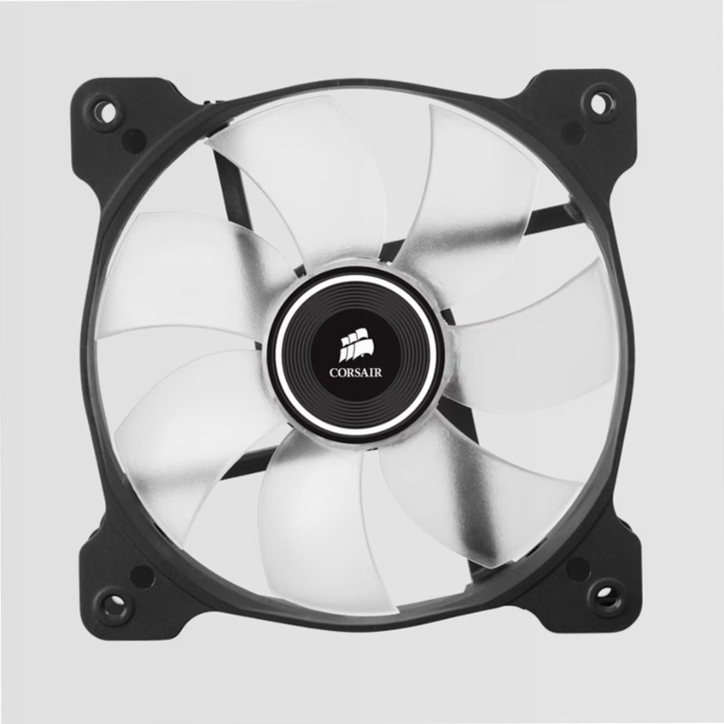 Air Series™ SP120 LED White High Static Pressure 120mm Fan Twin Pack