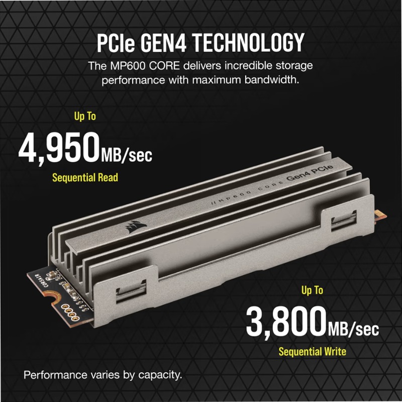 SSD CorSAIR MP600 CORE 2 TB NVMe