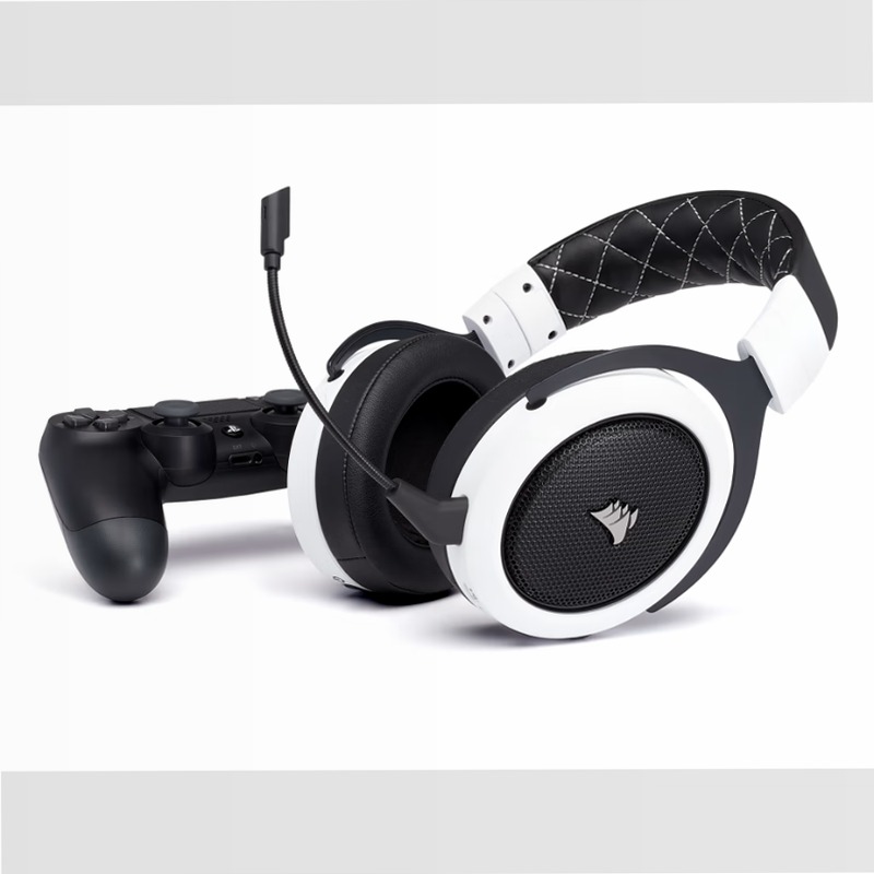 Cuffia con microfono HS70 Wireless Gaming - Bianco
