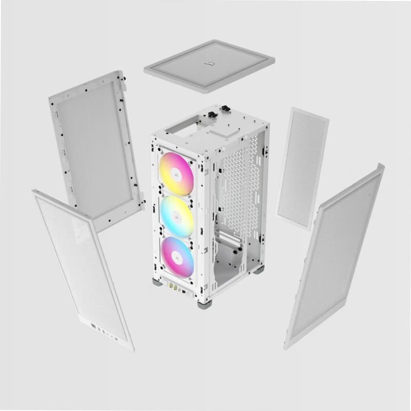 Case PC Mini-ITX 2000D RGB AIRFLOW - Bianco