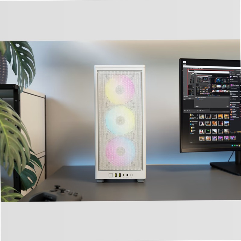 Case PC Mini-ITX 2000D RGB AIRFLOW - Bianco