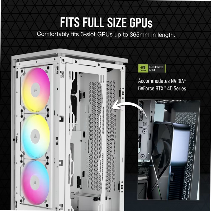 Case PC Mini-ITX 2000D RGB AIRFLOW - Bianco