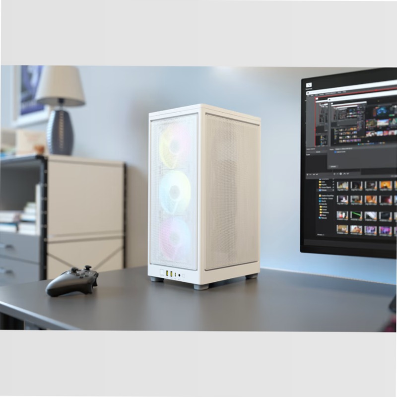 Case PC Mini-ITX 2000D RGB AIRFLOW - Bianco