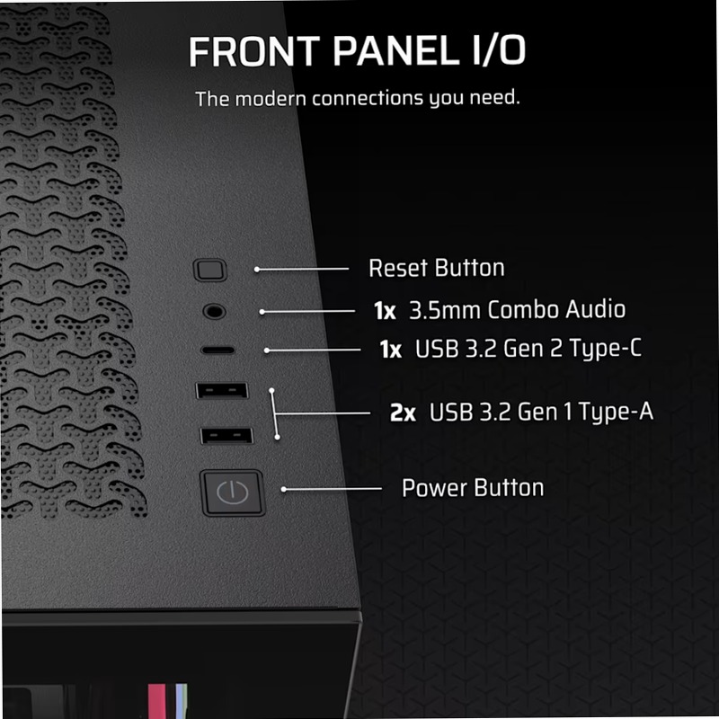 Case PC Mid-Tower 3500X LX-R RGB iCUE LINK