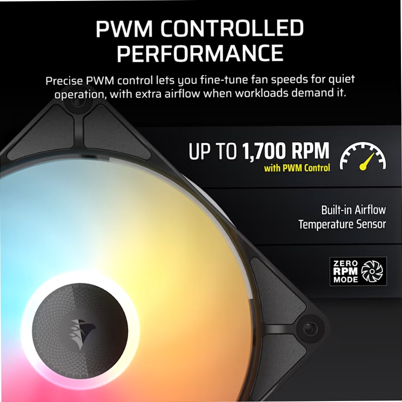 Espansione per ventole PC RGB PWM iCUE LINK RX140 II