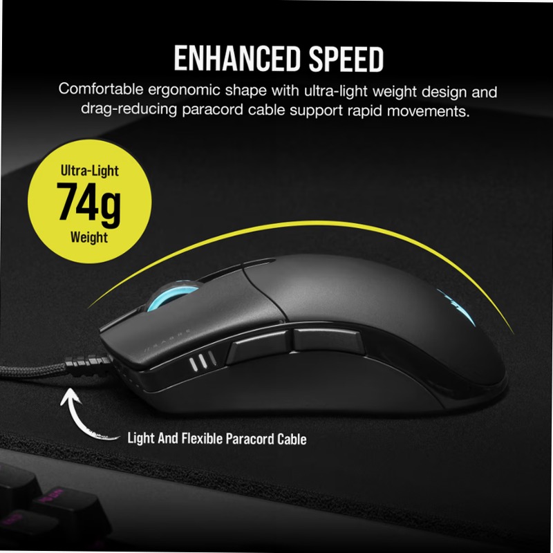 Mouse gaming SABRE RGB PRO CHAMPION SERIES