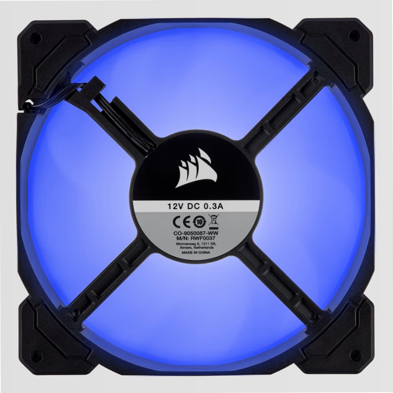 Ventola AF Series AF140 LED (2018) blu da 140 mm, confezione singola 140mm