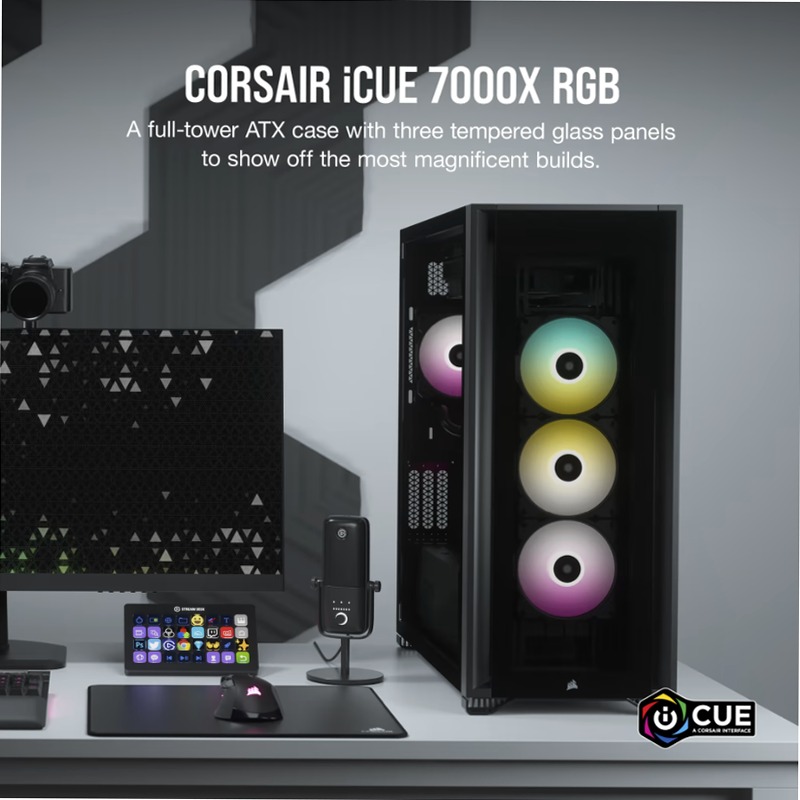 Case PC ATX Full-Tower iCUE 7000X RGB - Nero