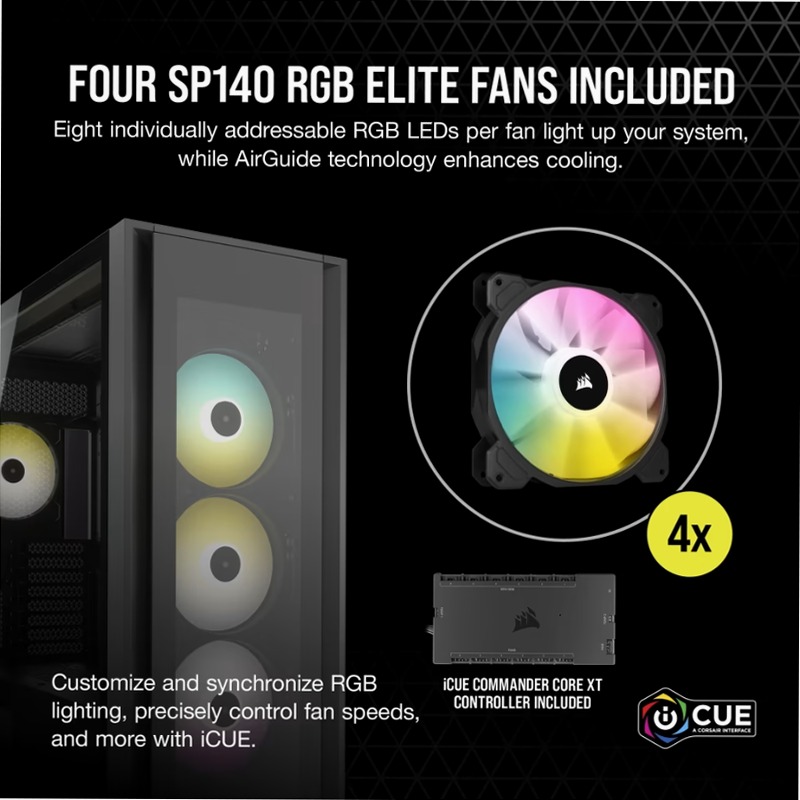 Case PC ATX Full-Tower iCUE 7000X RGB - Nero