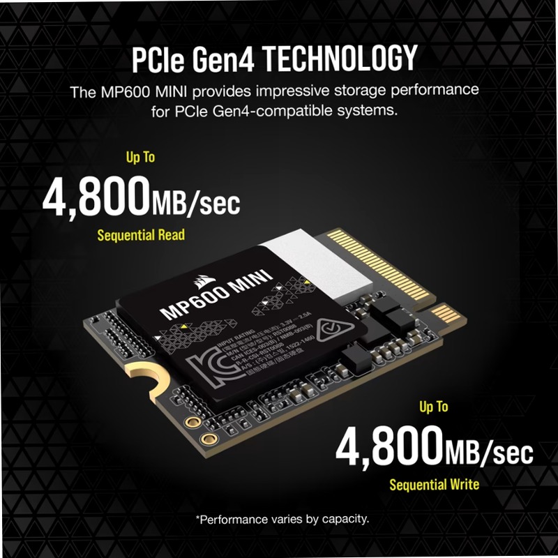 Unità SSD 2230 MP600 MINI M.2 NVMe PCIe (Gen4) x4 da 1 TB