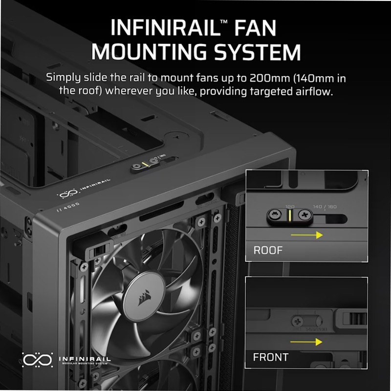 Case PC mid-tower modulare FRAME 4000D RS