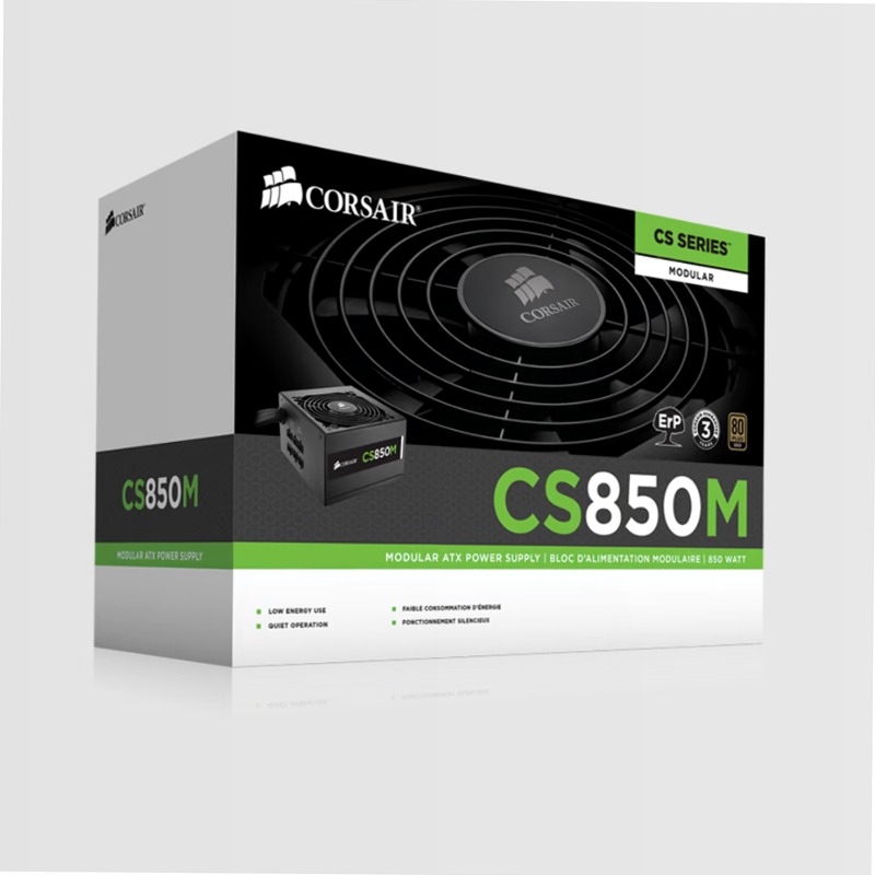 CS850M - Unità di alimentazione modulare certificata 80 PLUS® Gold Semi modulare
