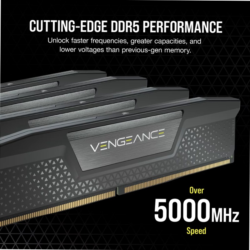 Vengeance® 32GB (2x16GB) DDR5 DRAM Up To 5600MT/s CL40 2 5600mhz