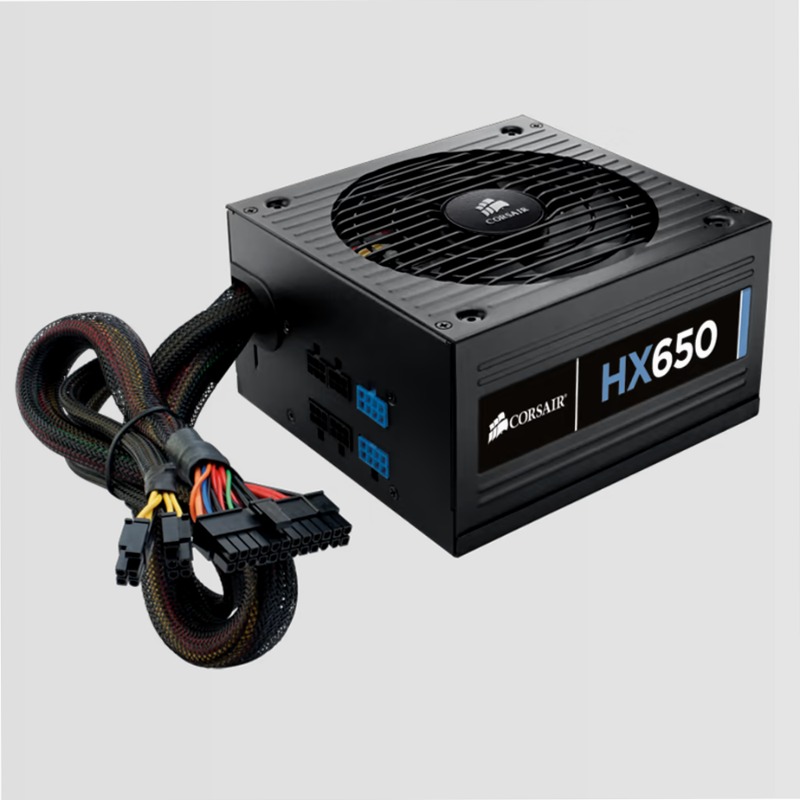 Alimentatore ATX HX650 — Unità di alimentazione certificata 80 PLUS® Gold Semi modulare