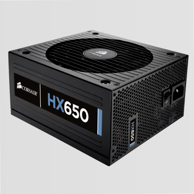 Alimentatore ATX HX650 — Unità di alimentazione certificata 80 PLUS® Gold Semi modulare