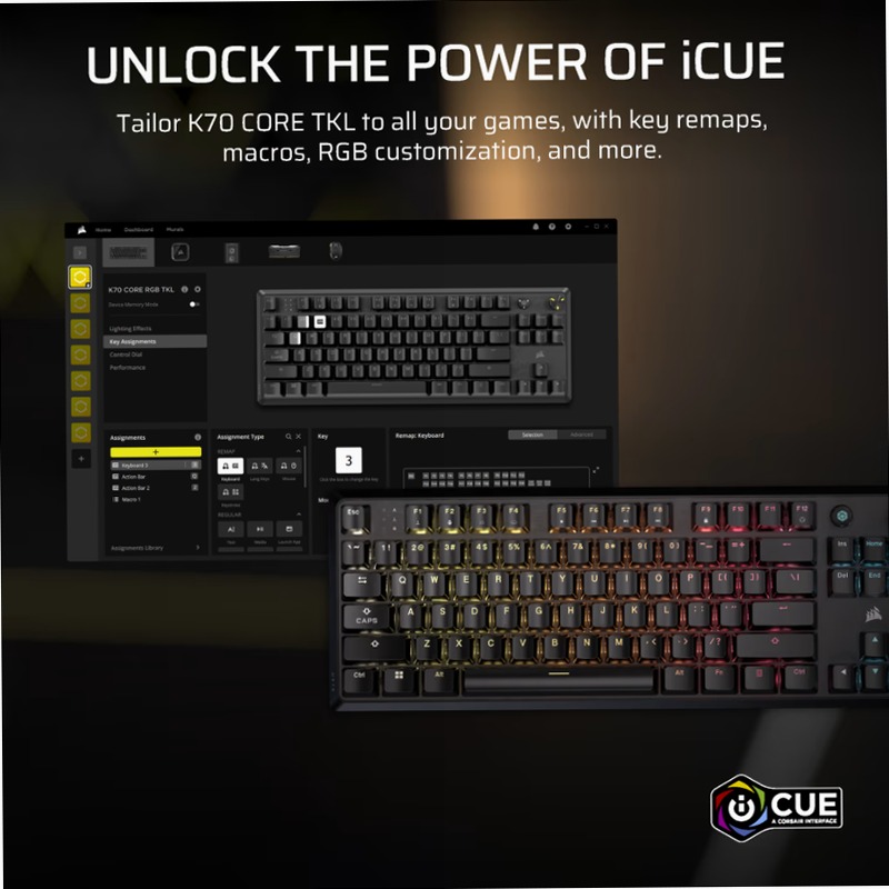 Tastiera Gaming K70 CORE TKL