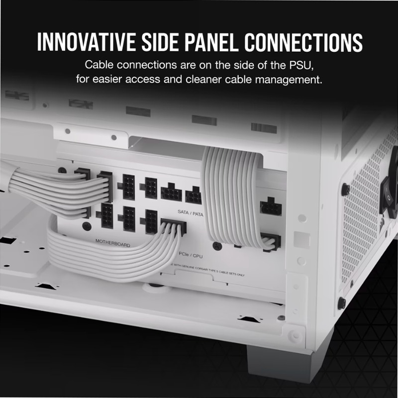 Alimentatore ATX RM1000x SHIFT interamente modulare 80 PLUS Gold - Bianco (EU)
