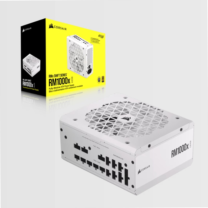Alimentatore ATX RM1000x SHIFT interamente modulare 80 PLUS Gold - Bianco (EU)