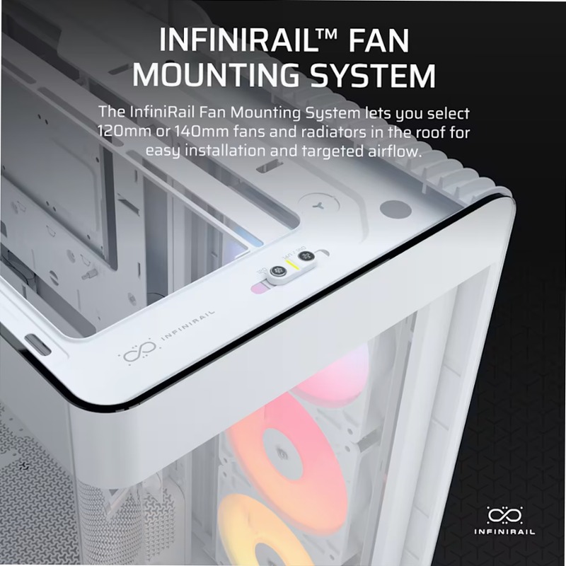 Case PC Mid-Tower RS-R ARGB - Bianco