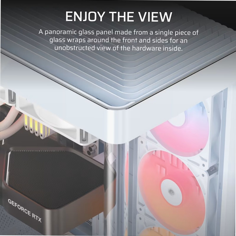 Case PC Mid-Tower RS-R ARGB - Bianco