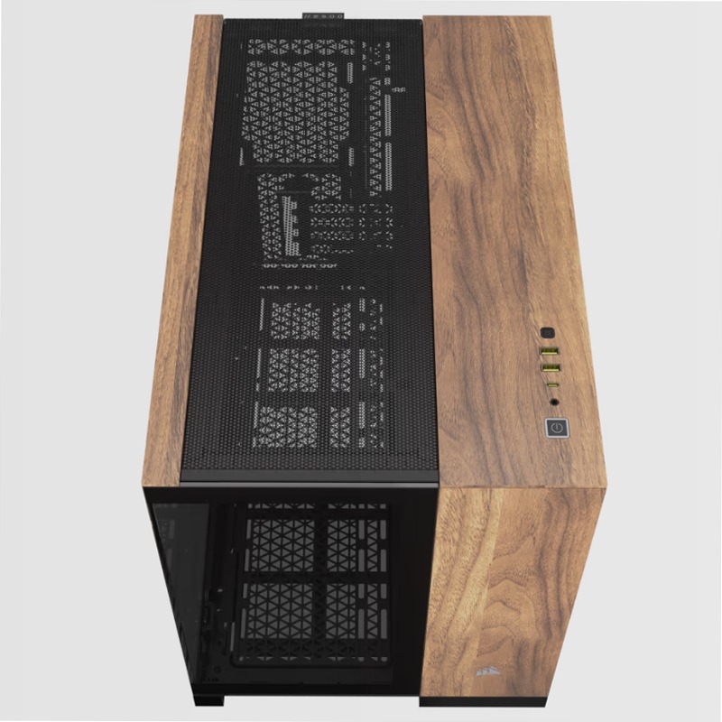 Case PC Micro-ATX CORSAIR 2500X - Legno Nero/Noce