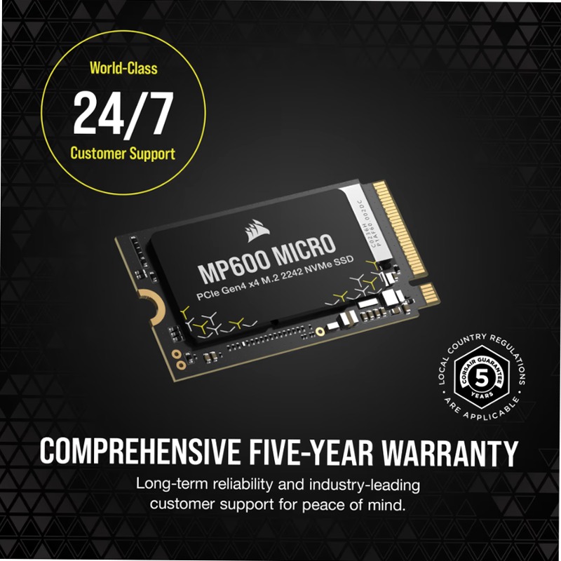 SSD MP600 MICRO PCIe 4.0 x4 da 2 TB