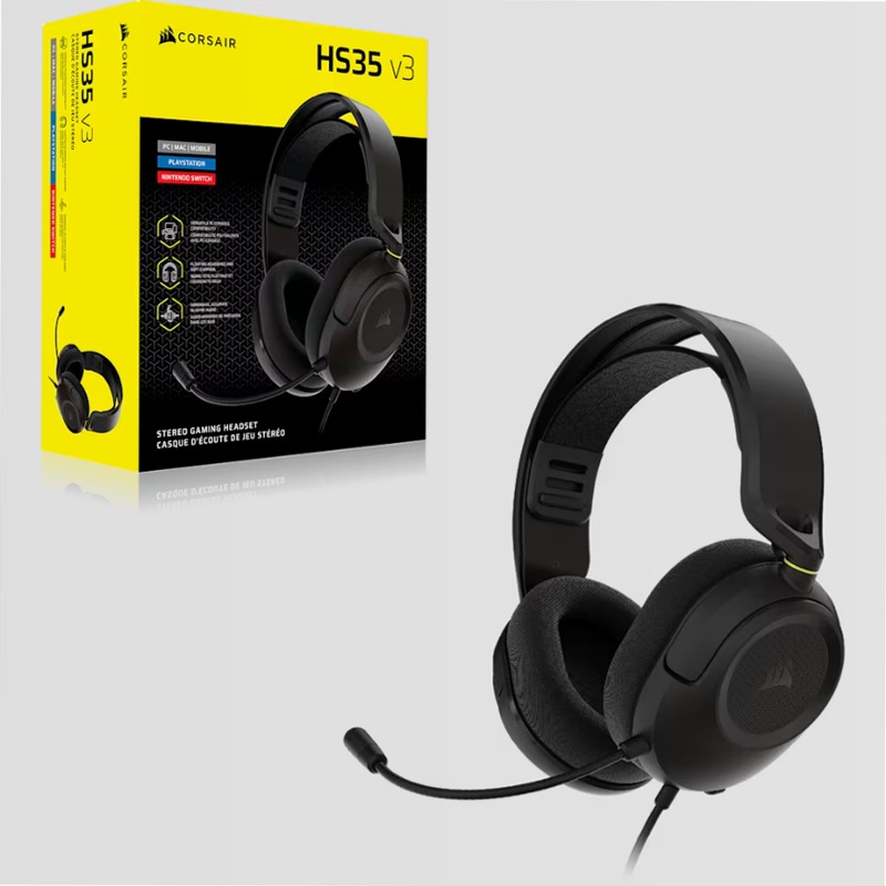 Cuffia Gaming HS35 v3 - Carbon Nero