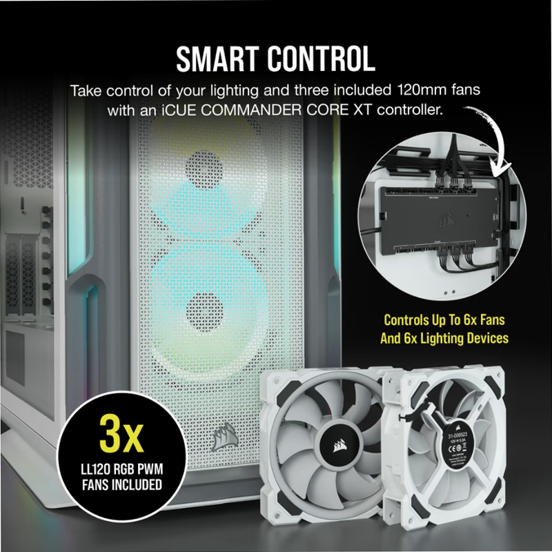 Case PC ATX mid-tower iCUE 5000T RGB