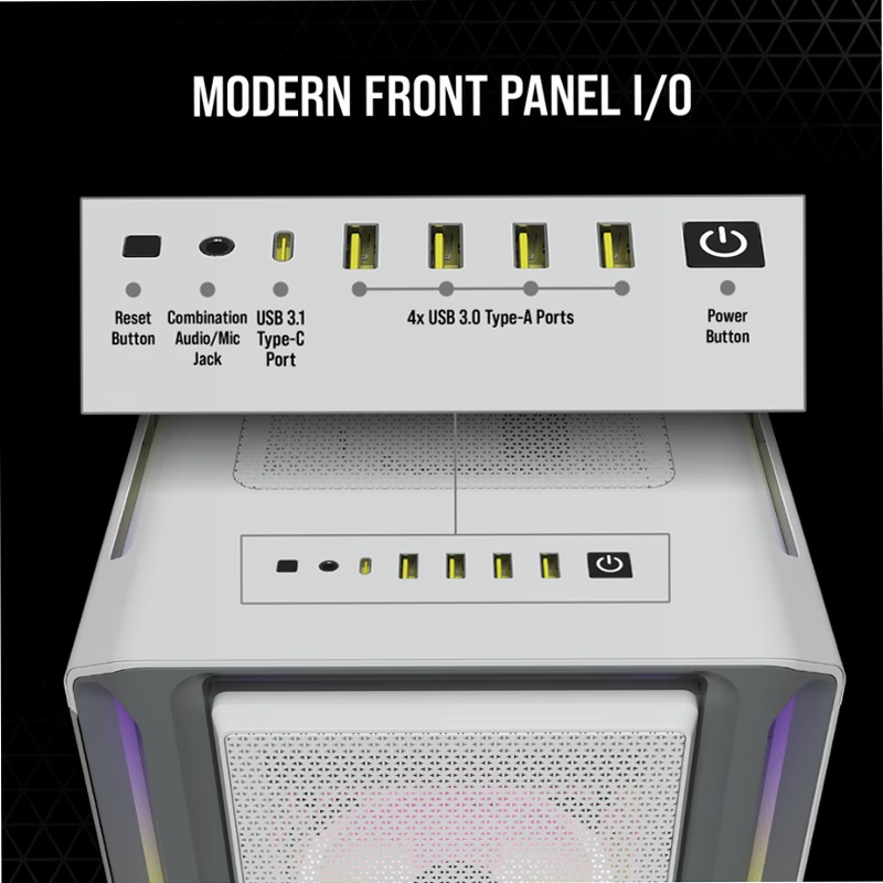 Case PC ATX mid-tower iCUE 5000T RGB