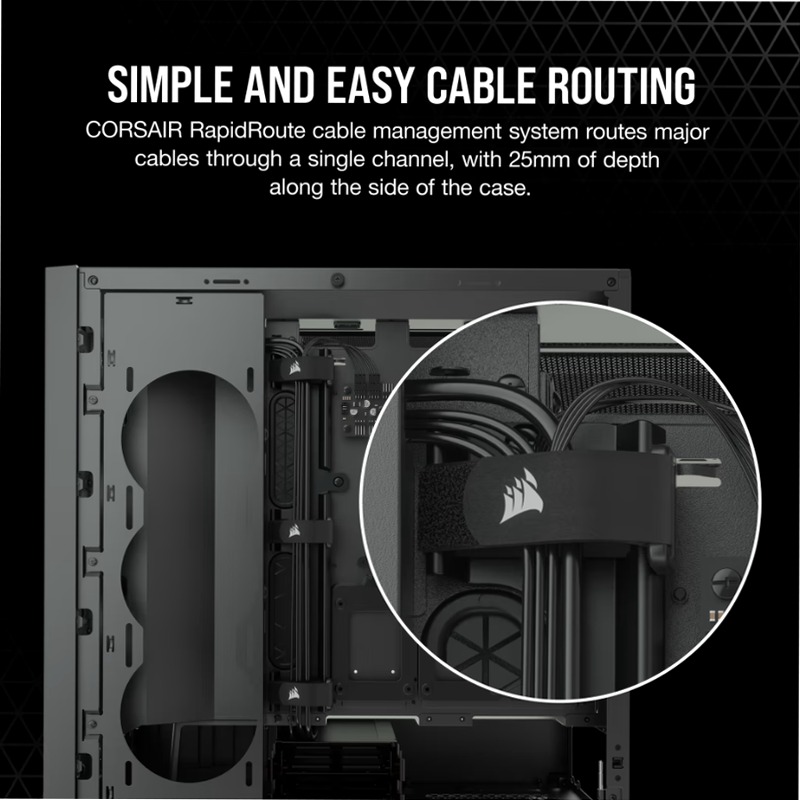 Case PC ATX mid-tower in vetro temperato 5000D AIRFLOW