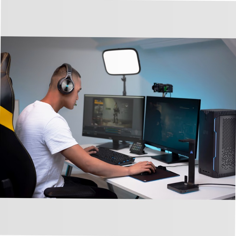 Cuffia Gaming CORSAIR VIRTUOSO RGB WIRELESS SE - Grigio Piombo Grafite