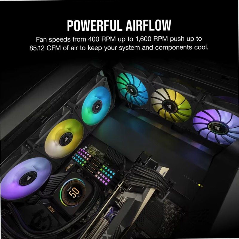 Ventola PWM iCUE ML140 RGB ELITE