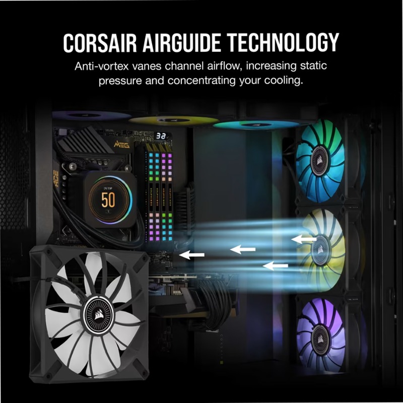 Ventola PWM iCUE ML140 RGB ELITE