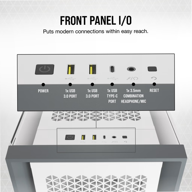 Case PC ATX mid-tower in vetro temperato 5000D AIRFLOW