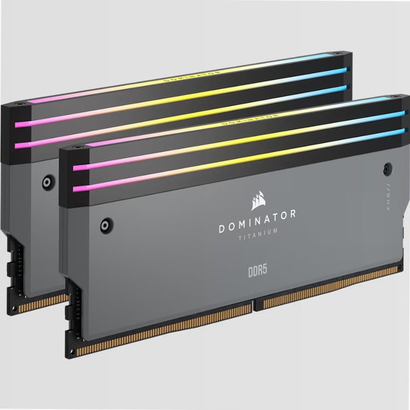 CORSAIR DOMINATOR® TITANIUM RGB 96GB (2x48GB) DDR5 DRAM