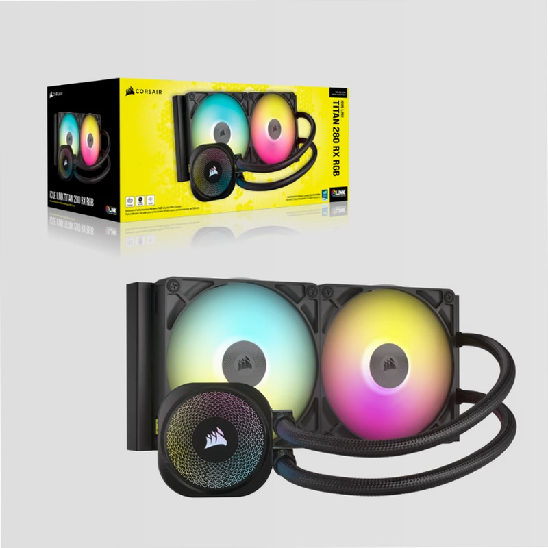 Dissipatore a Liquido CPU iCUE LINK TITAN 280 RX RGB AIO