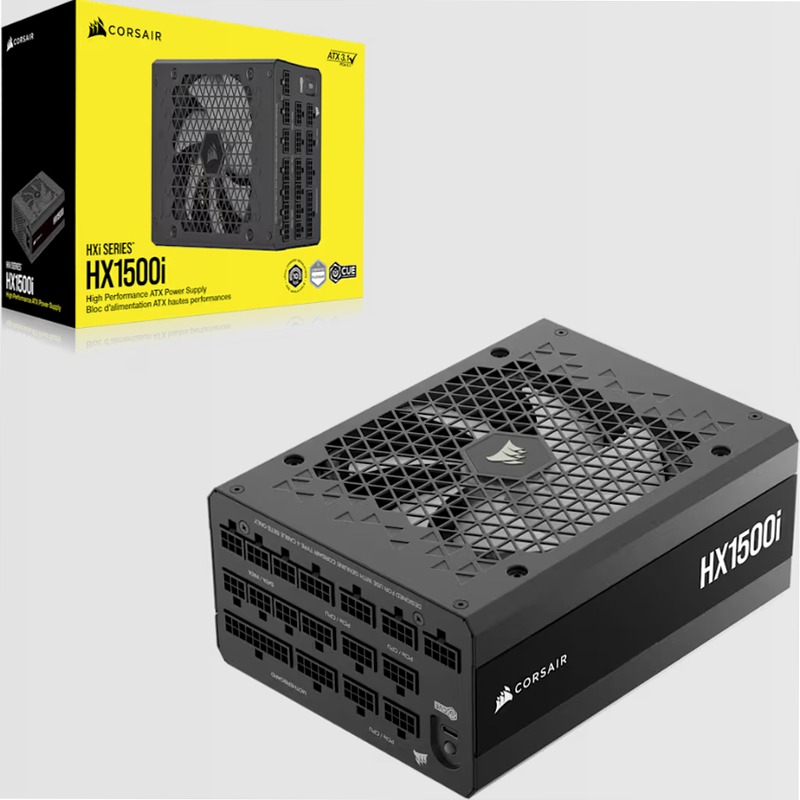 Alimentatore ATX HX1500i interamente modulare ultra-silenzioso Platinum per PC da 1500 Watt (EU)