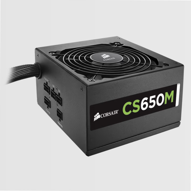 CS650M - Unità di alimentazione modulare certificata 80 PLUS® Gold 80 Plus Gold 650w Semi modulare