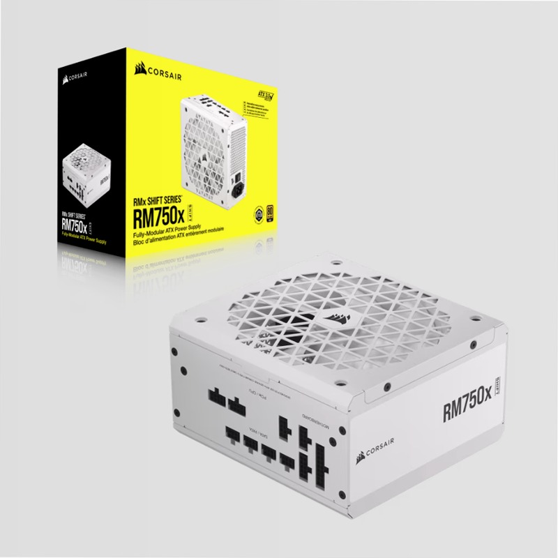 Alimentatore ATX RM750x SHIFT interamente modulare 80 PLUS Gold - Bianco (EU)