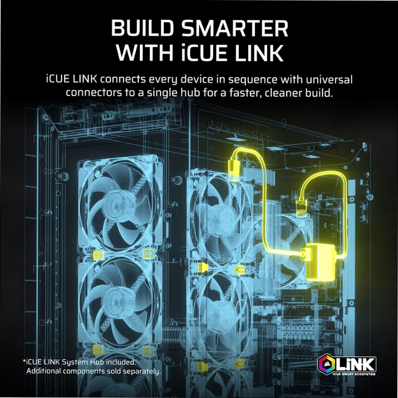 Dissipatore a liquido per CPU iCUE LINK TITAN II 360 RX RGB AIO